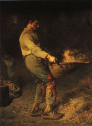 Jean Francois Millet The Winnower